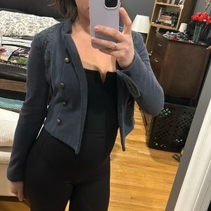 Free people cropped blazer